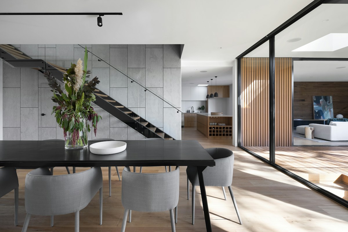 Bright contemporary residential interior
